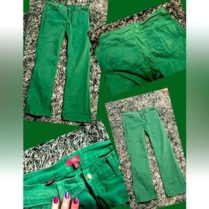 NYDJ Kelly green jeans size 10